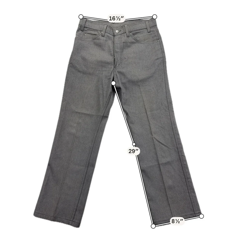 Levi's Action Jeans‎ Vintage 90s Made in USA Grey Straight Leg W34 L29 Gray